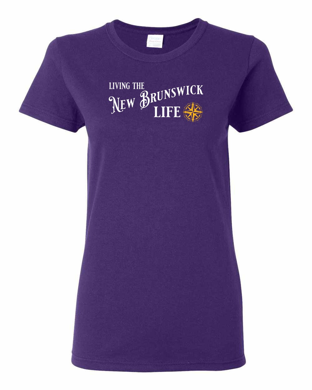 Living the New Brunswick Life yellow Full Women's Tee