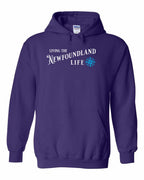 Living the NFLD Life blue Pullover Hoodie - Unisex