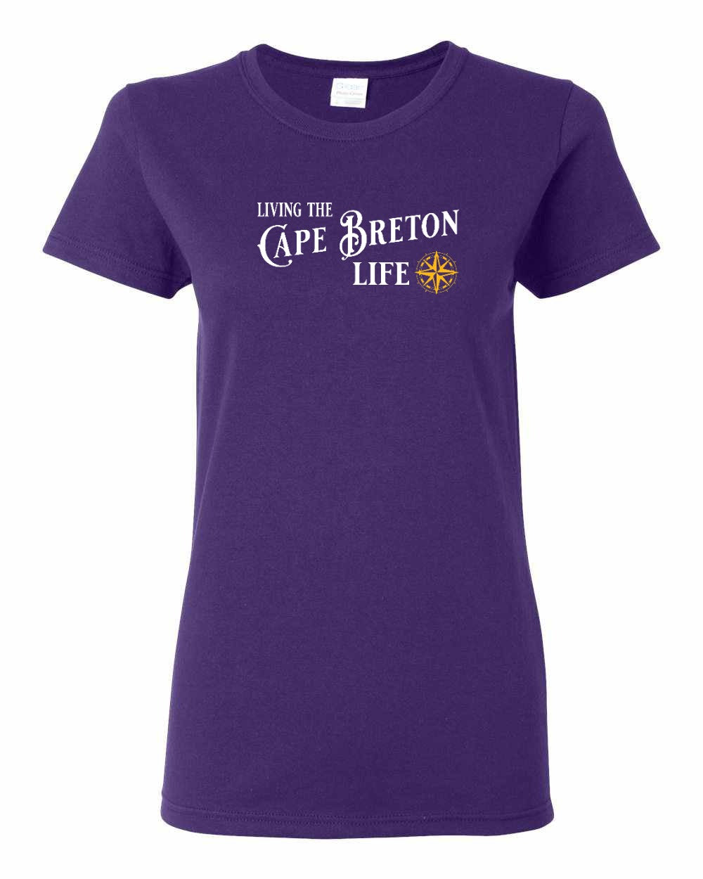 Living the Cape Breton Life yellow Full Women's Tee