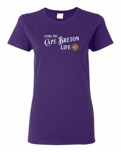 Living the Cape Breton Life yellow Full Women's Tee