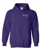 Living the NS Life blue Left Chest Pullover Hoodie - Unisex