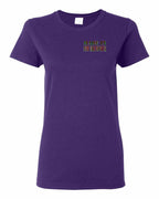 Made In NB ( Tartan Lettering) Left Chest Women's Tee