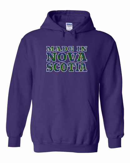 Made In Nova Scotia ( Tartan Lettering) Full pullover