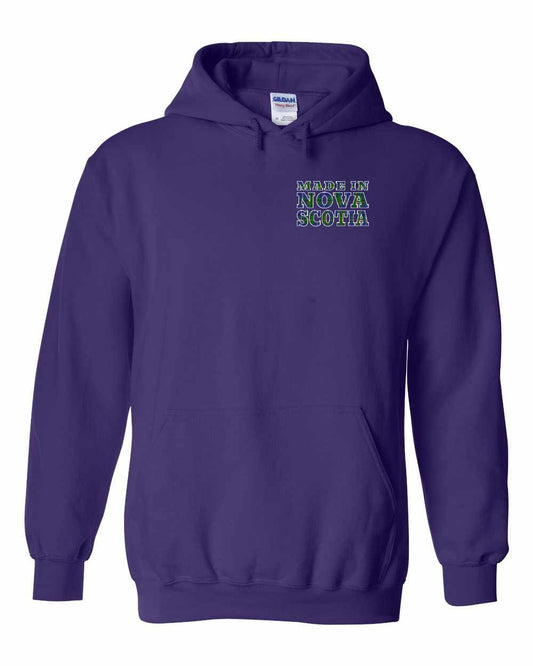 Made In Nova Scotia ( Tartan Lettering) Left Chest pullover