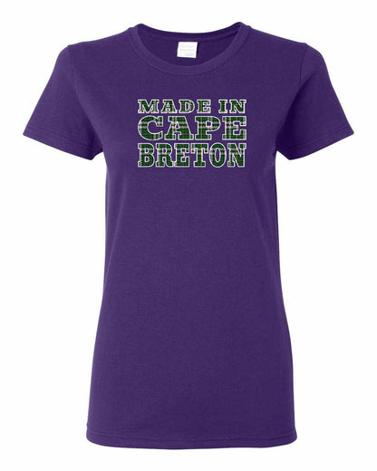 Made In Cape Breton Tartan Full Women's Tee