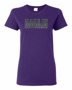 Made In NFLD ( Tartan Lettering) Women's Tee
