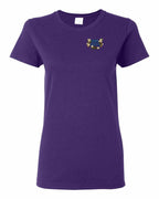 NS Flowers Left Chest Women's Tee