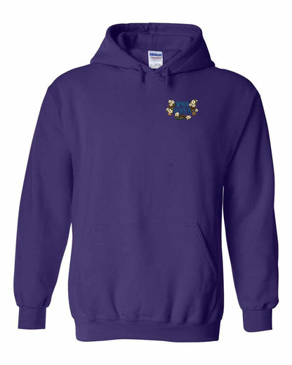 Nova Scotia Flowers Left Chest pullover