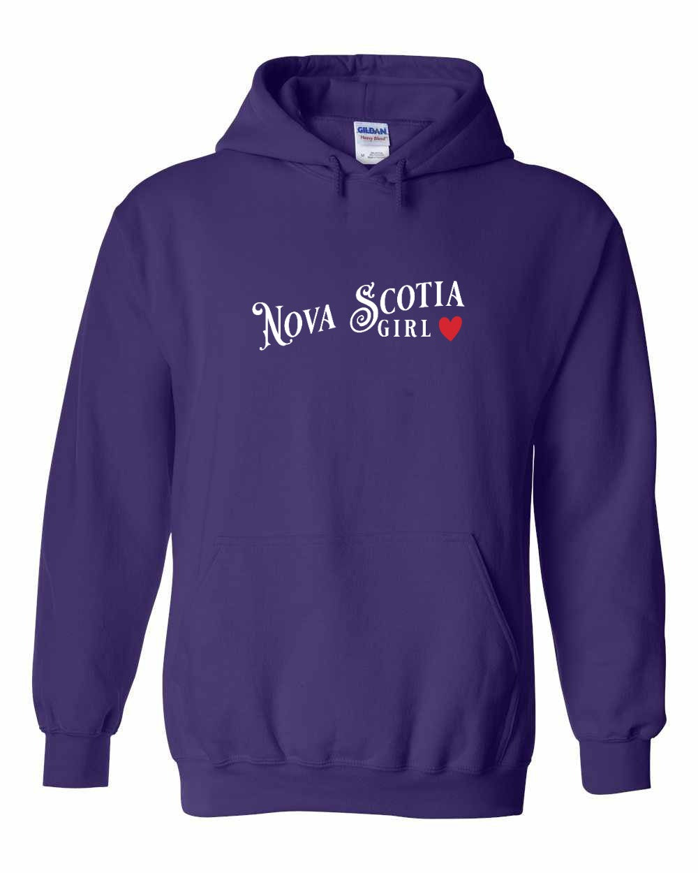 NS Girl Red Heart Pullover Hoodie - Unisex