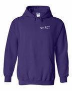 NS Girl Tartan Heart Left Chest and Back Pullover Hoodie - Unisex