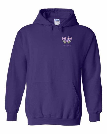 Nova Scotia Lupins Left Chest and Back pullover
