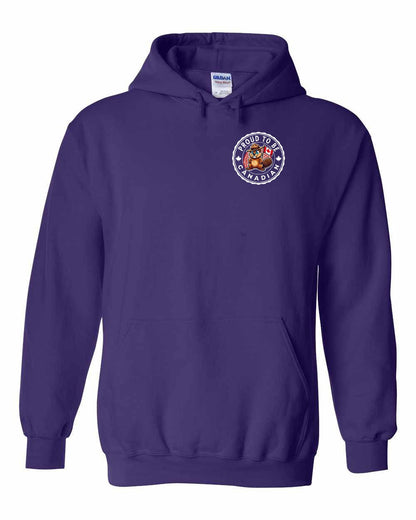 Proud to be Canadian Beaver Left Chest Pullover