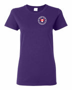 Proud to Be Canadian Heart Left Chest And Back Women's Tee - Gildan Canada (sewn Internationally)