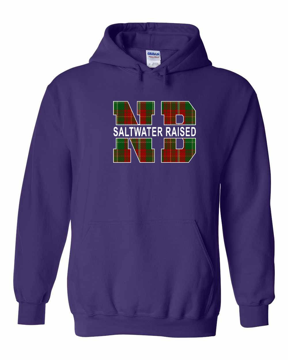 NB Saltwater Raised Full Front Pullover Hoodie Printed NOT STITCHED