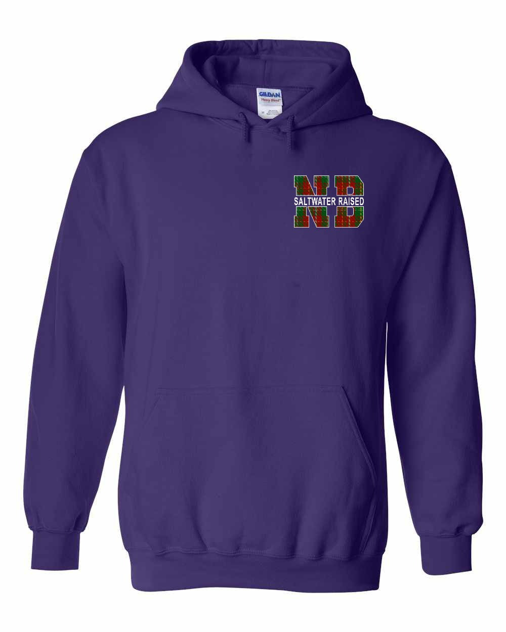 NB Saltwater Raised Left Chest Pullover Hoodie Printed NOT STITCHED