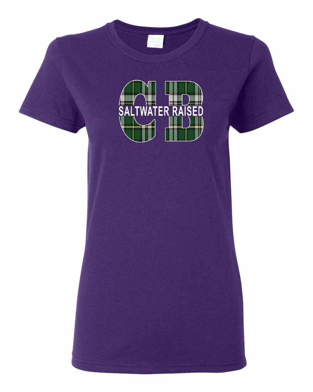 Saltwater Raised CB Full Women's Tee Printed NOT STITCHED
