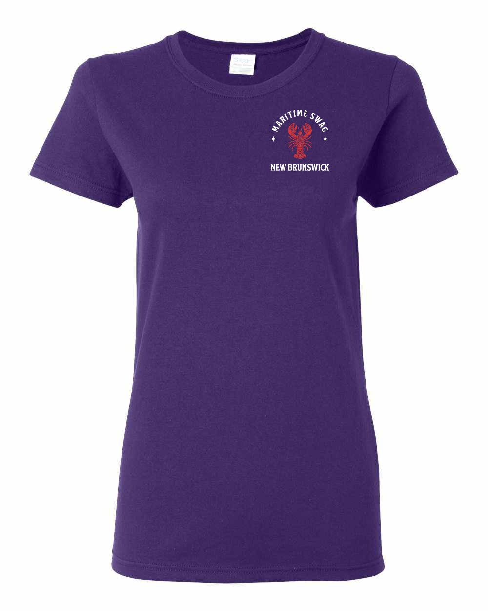 Maritime Swag NB Mandala Red Lobster Left Chest and Back Women's Tee