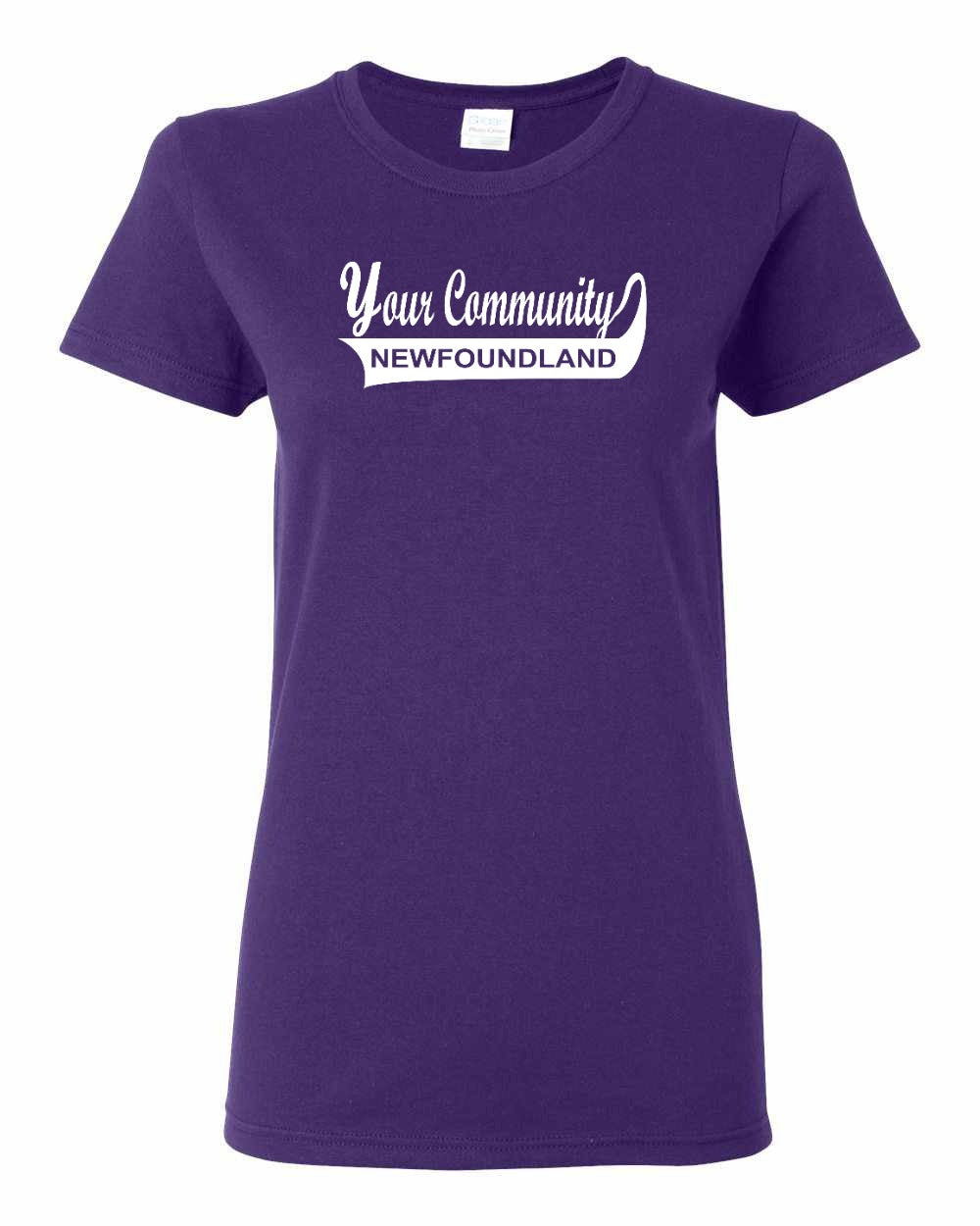 Custom Your Community Swoop (Newfoundland) Full Women's Tee