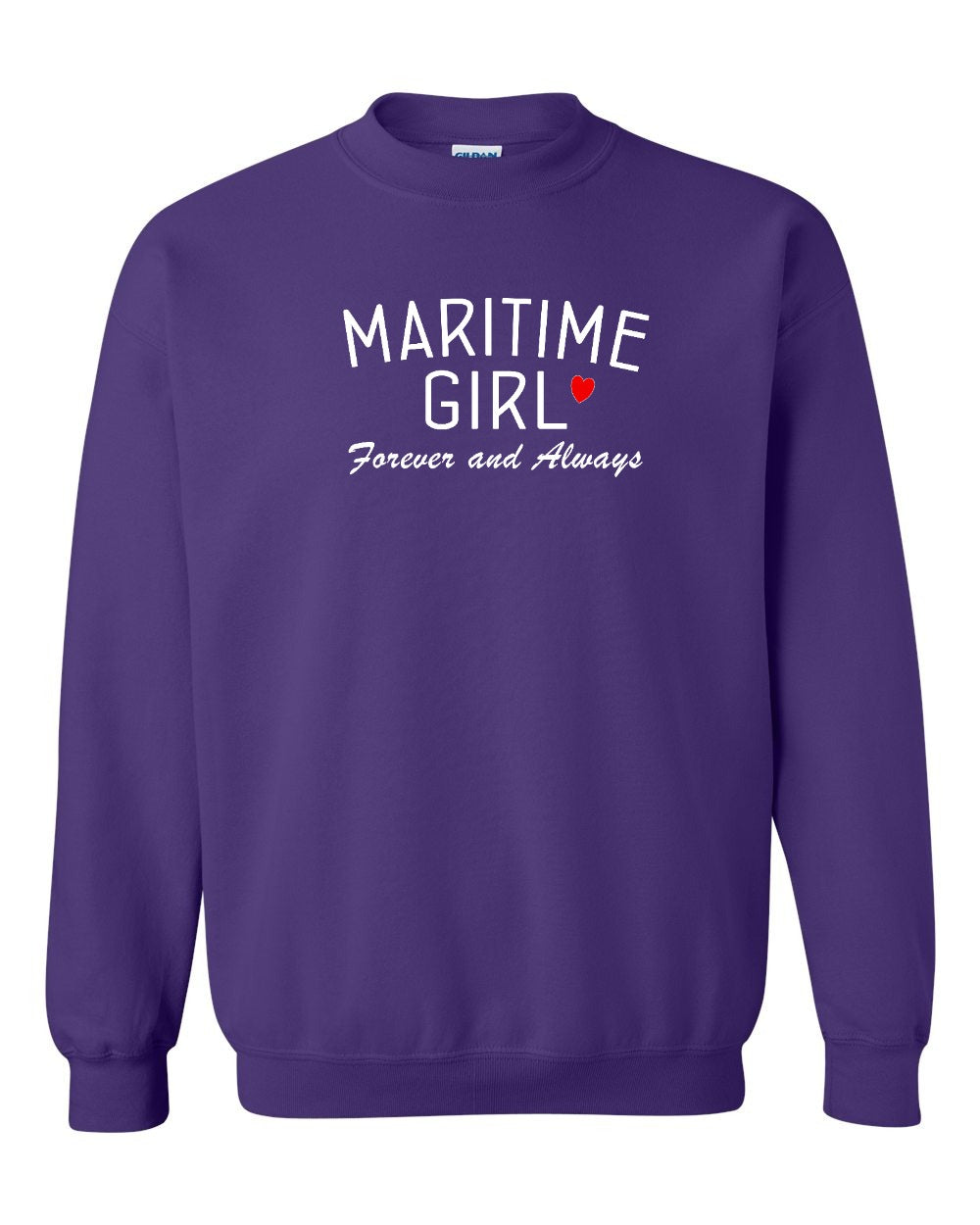 Maritime Girl Forever and Always Crewneck Sweatshirt - Unisex