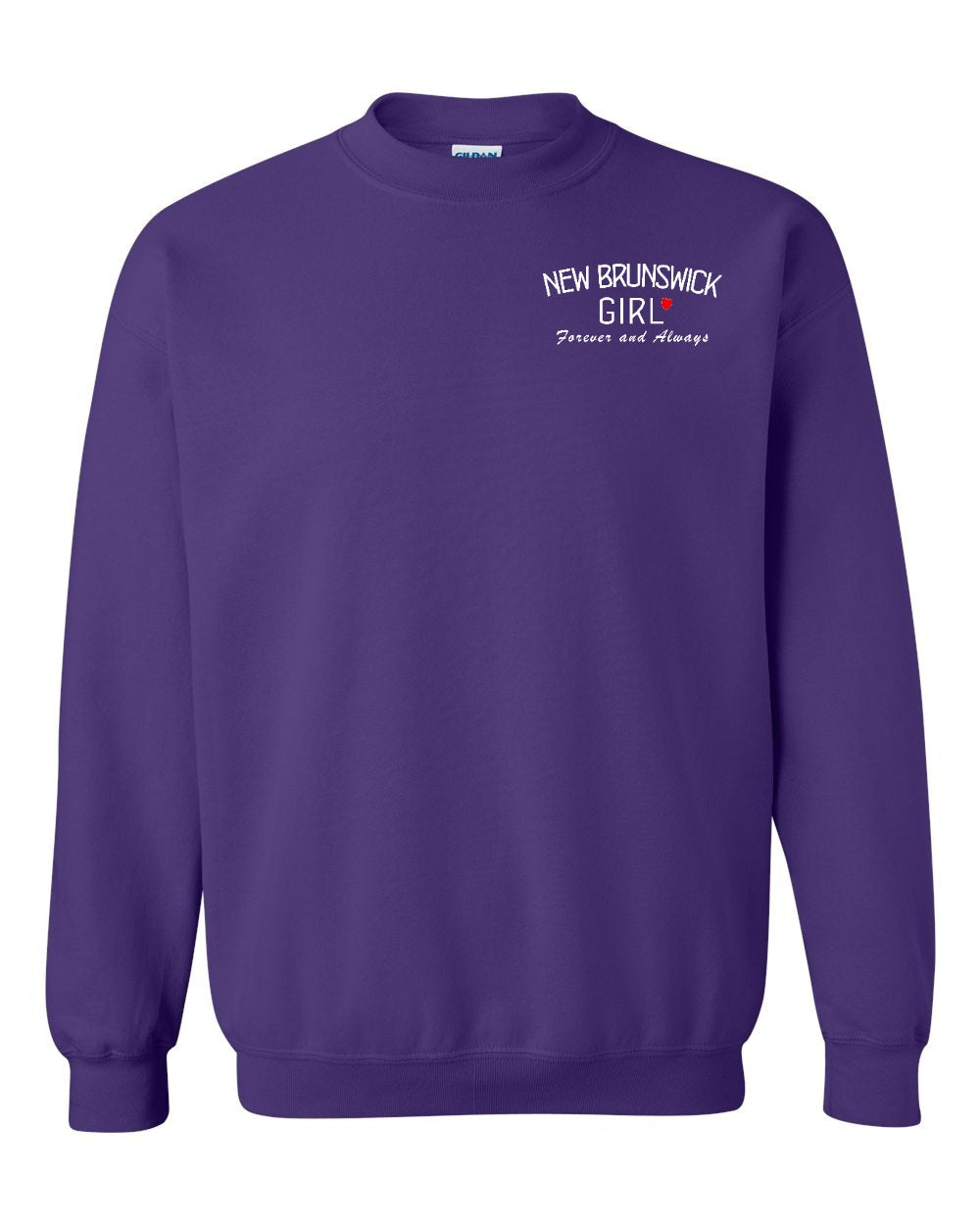 NB Girl Forever and Always Left Chest Crewneck Sweatshirt - Unisex