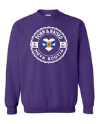Born and Raised NS Heart Flag Crewneck Sweatshirt - Unisex
