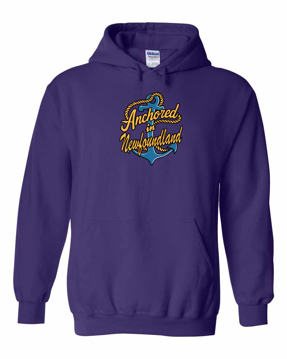 Anchored In NFLD Pullover Hoodie - Unisex