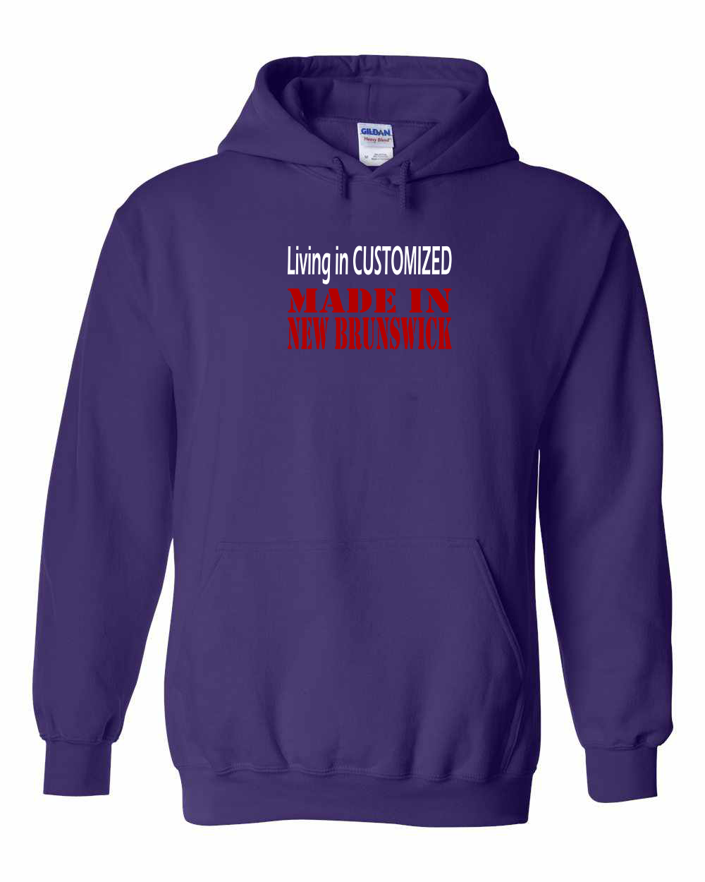 Living in customized made in NB Pullover Hoodie - Unisex