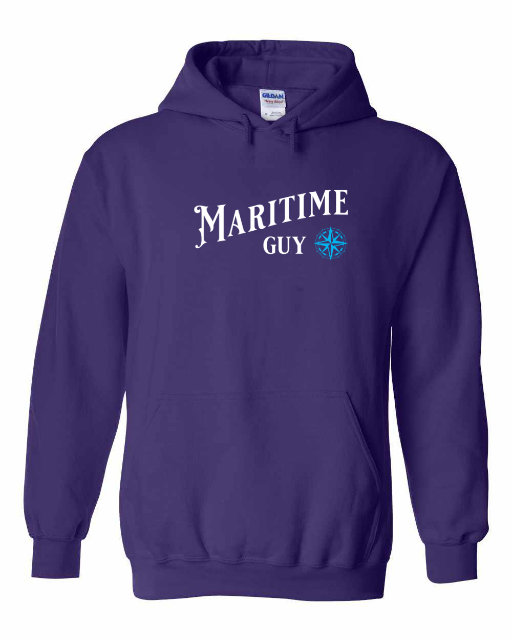 Maritime Guy Blue Pullover Hoodie - Unisex