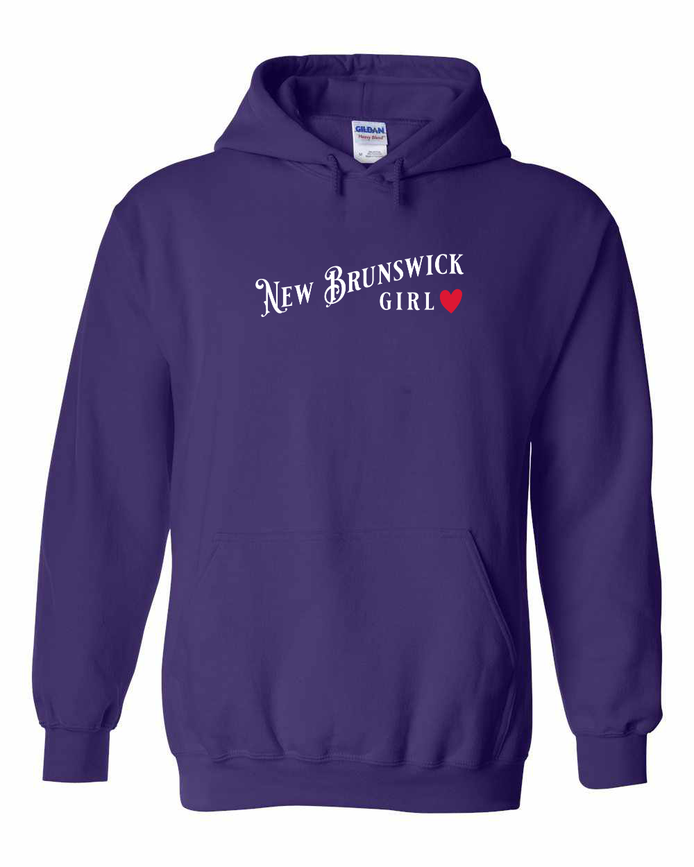 NB Girl Red Heart Pullover Hoodie - Unisex