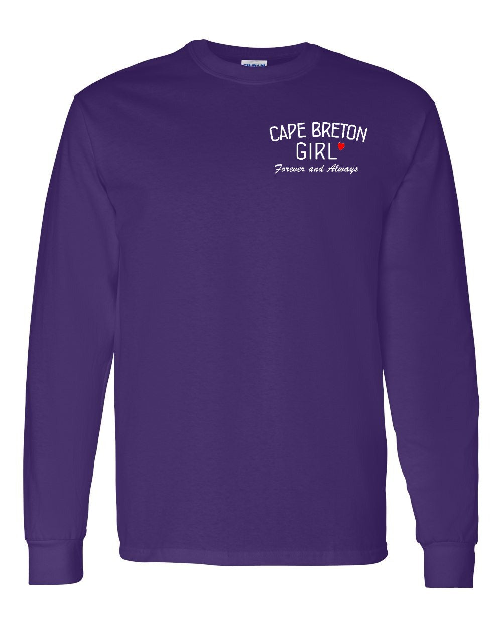 CB Girl Forever and Always Left Chest Long Sleeve Tee - Unisex