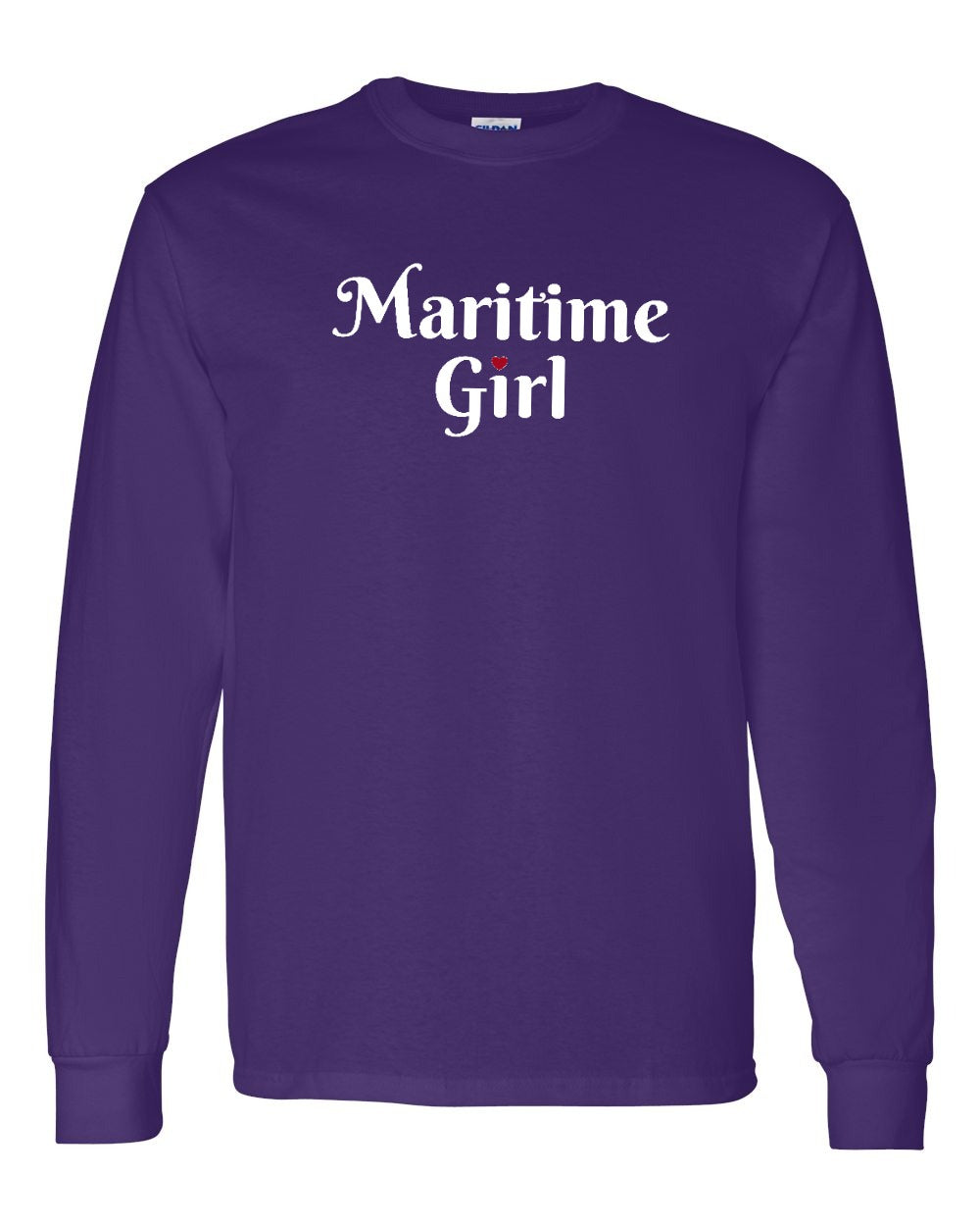 Maritime Girl Heart Dot Long Sleeve Tee - Unisex