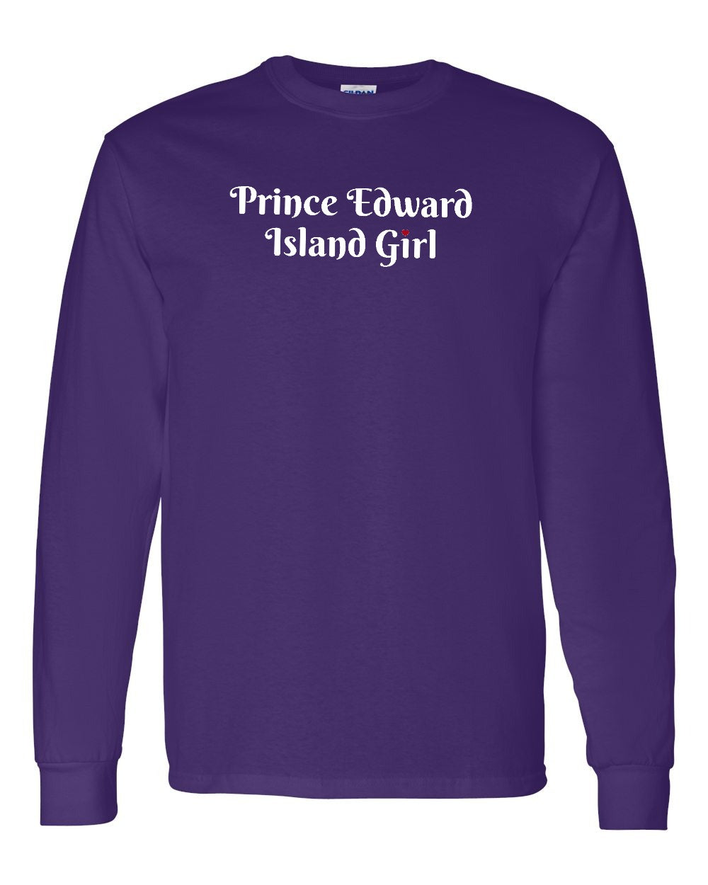 PEI Girl Heart Dot Long Sleeve Tee - Unisex