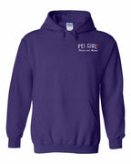PEI Girl Forever and Always Left Chest & Back Pullover Hoodie - Unisex