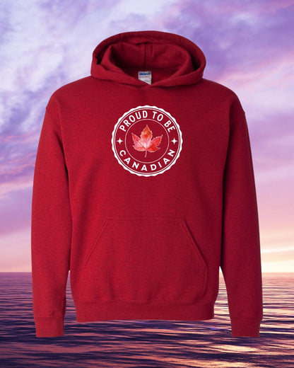 Proud to be Canadian leaf hoodie