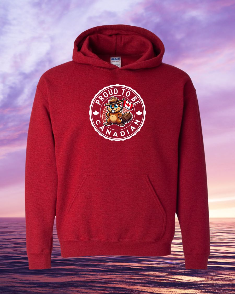 Proud to be Canadian Beaver hoodie