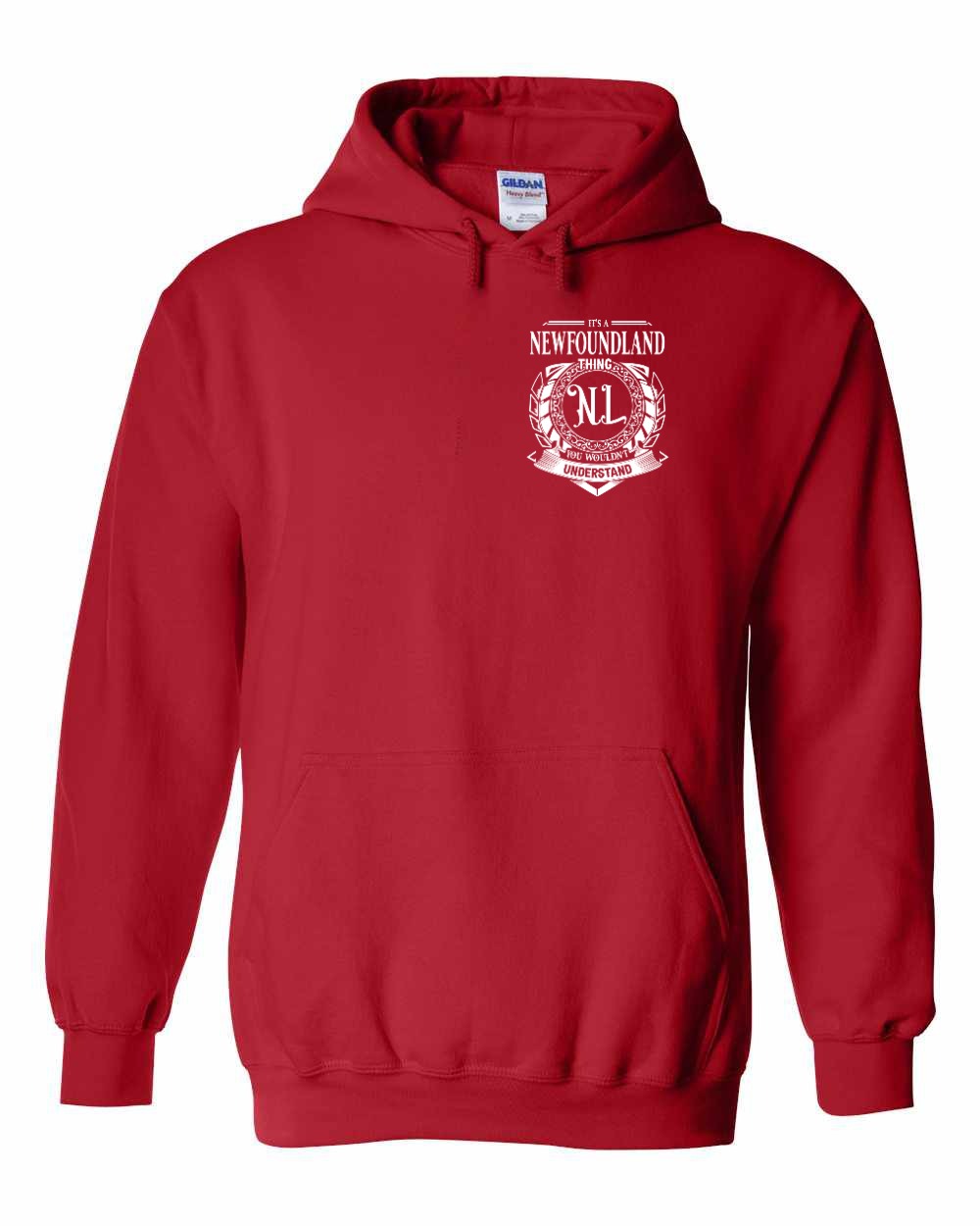 It's  A NFLD Thing Left Chest and Back Pullover Hoodie - Unisex