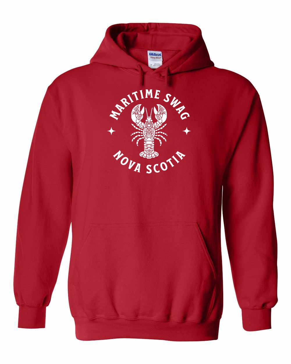Maritime Swag Nova Scotia Mandala white Lobster Full pullover