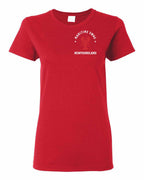 Maritime Swag NFLD Mandala Red Lobster Left Chest Women's Tee