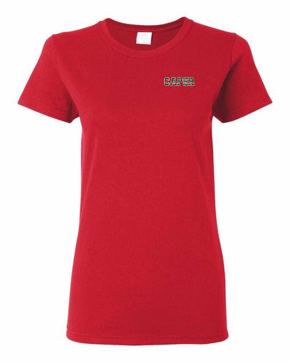 Caper Left Chest and Back Women's Tee