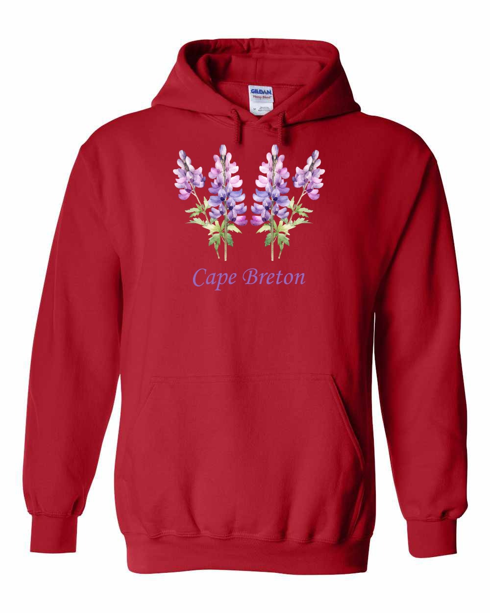 Cape Breton Lupin Full Pullover Hoodie