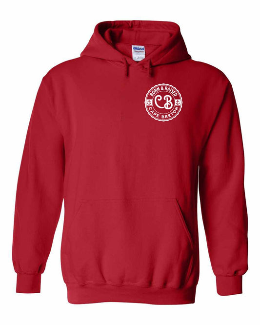 Born & Raised Cape Breton Left Chest Pullover Hoodie