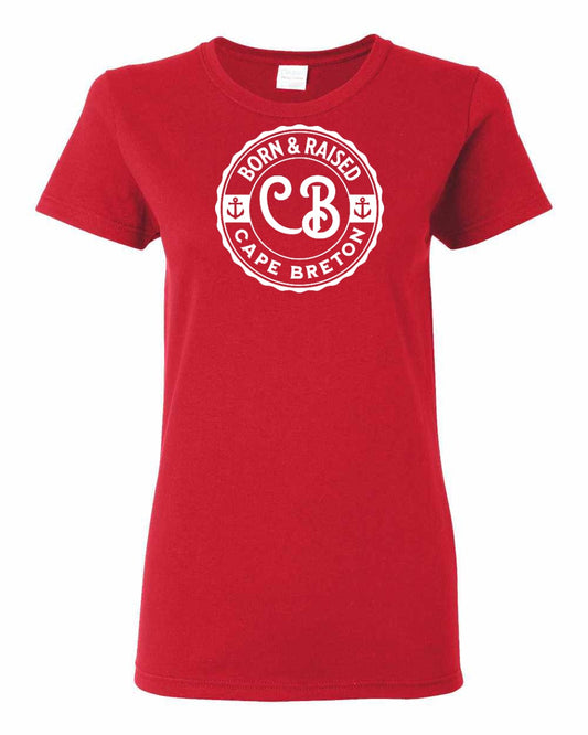 Born & Raised Cape Breton Full Women's Tee