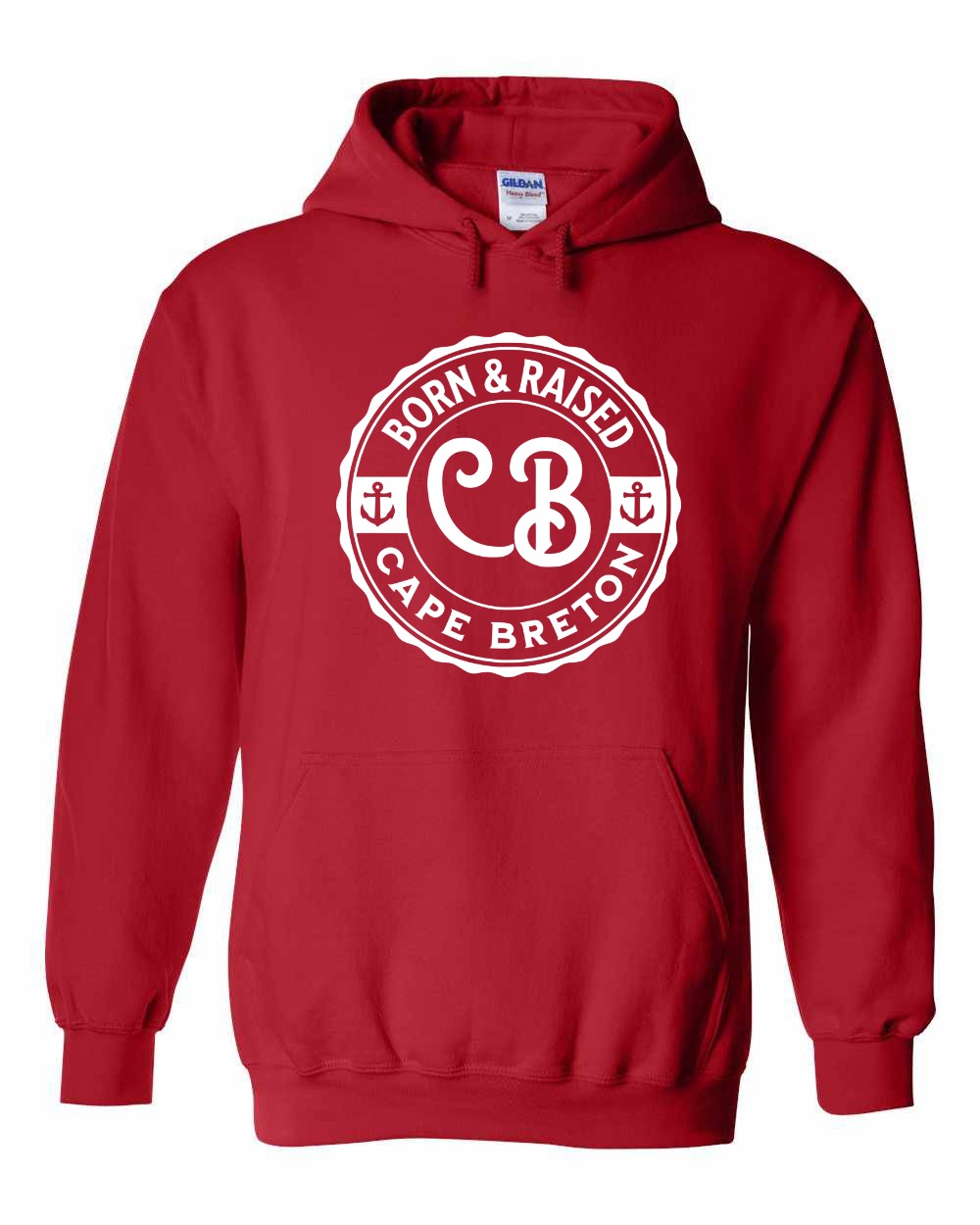 Born & Raised Cape Breton Full Pullover Hoodie