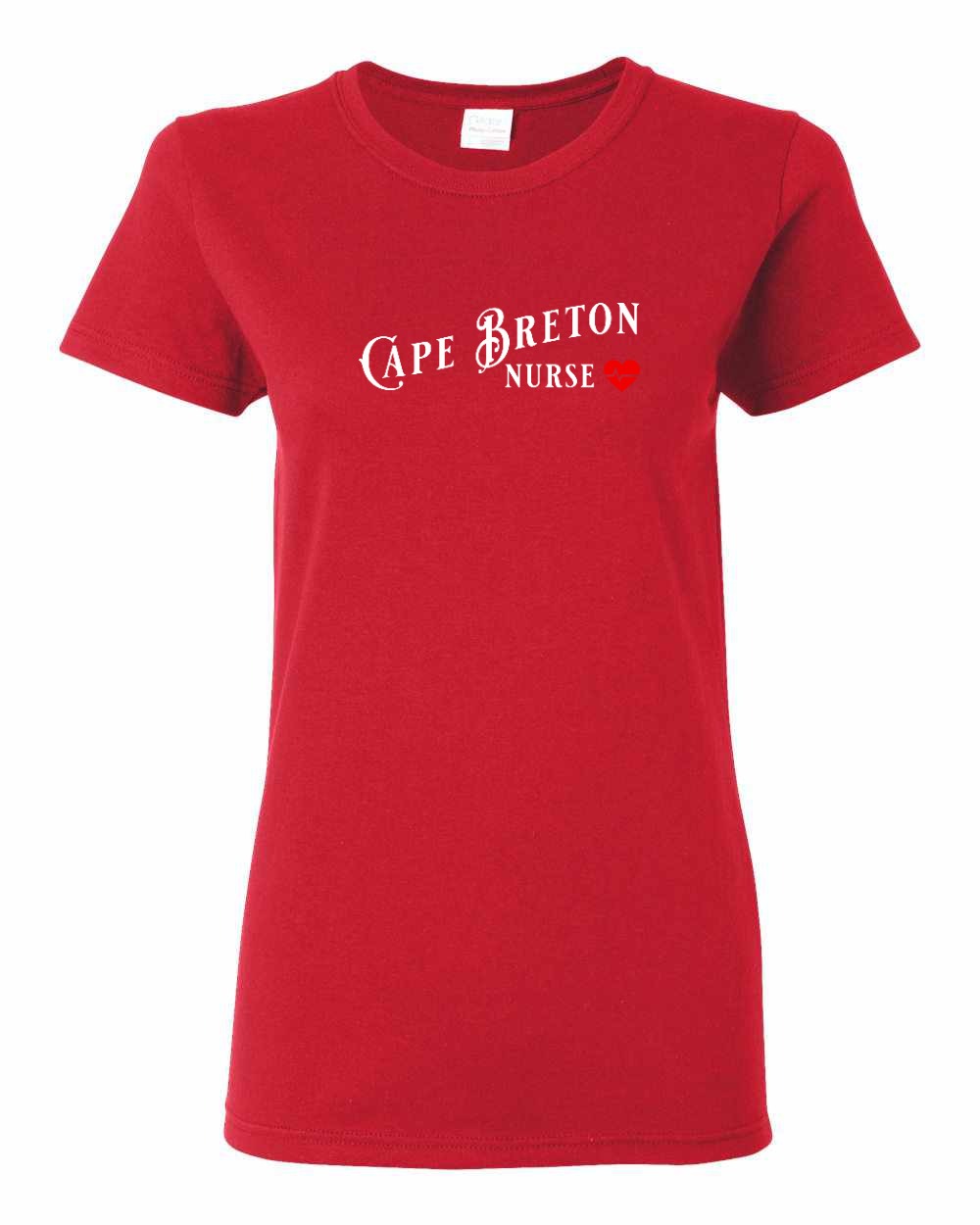 Cape Breton Nurse Full Women's Tee