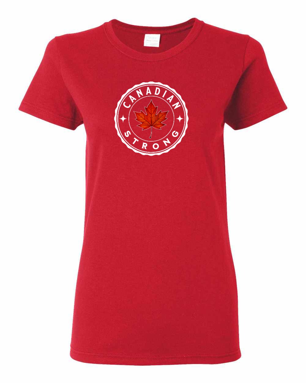 Canadian Strong Leaf Women's Tee - Gildan Canada (sewn Internationally)