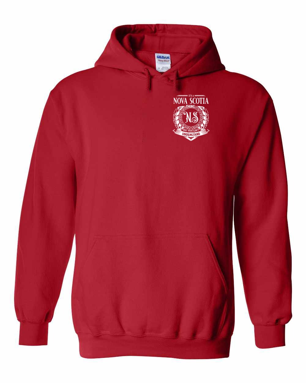 It's  A Nova Scotia Thing Left Chest pullover