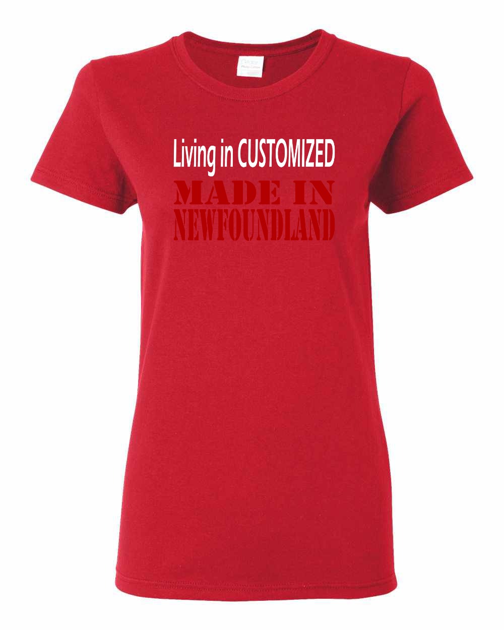 Living in Custom Made in Newfoundland Full Women's Tee