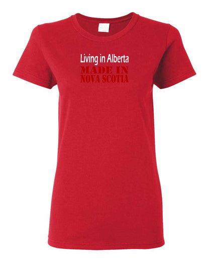 Living Alberta Made in Nova Scotia Full womens-tee