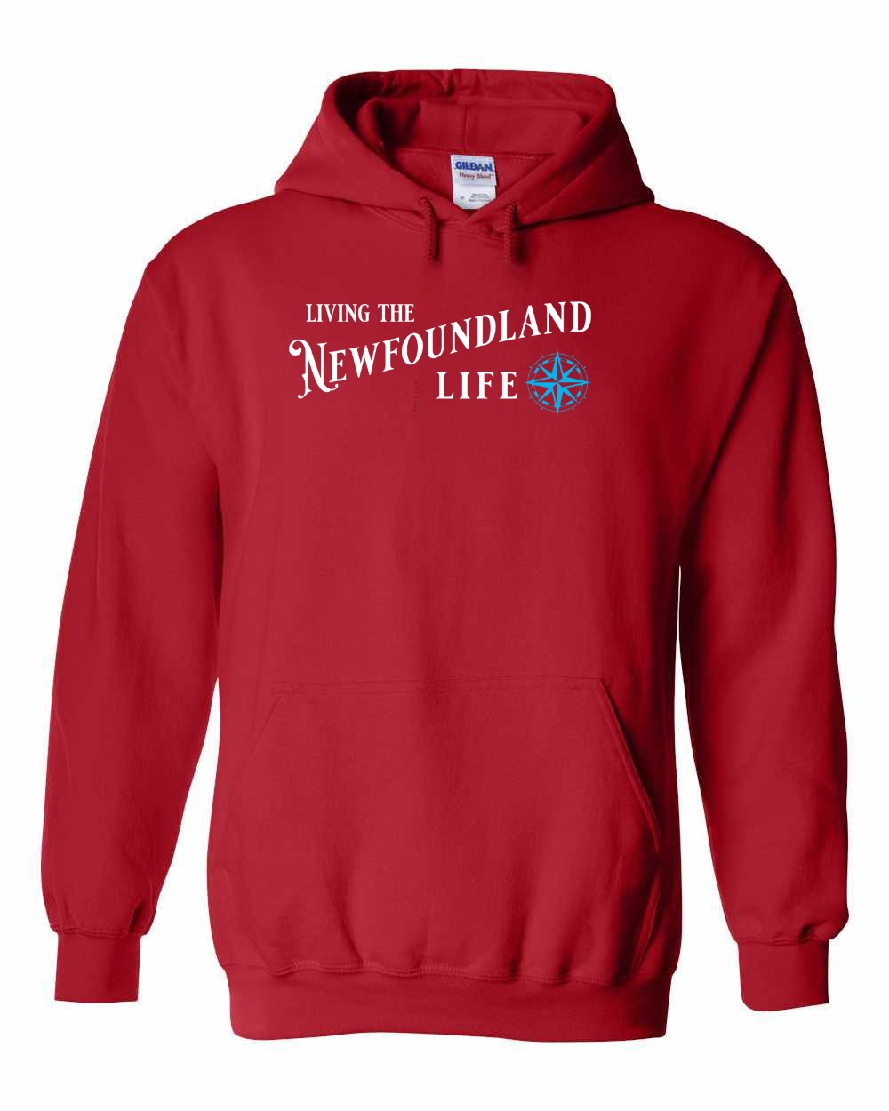 Living the NFLD Life blue Pullover Hoodie - Unisex