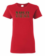 Made In NB ( Tartan Lettering) Women's Tee